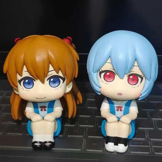Anime Evangelion Souryuu Asuka and Ayanami Rei Toy Doll