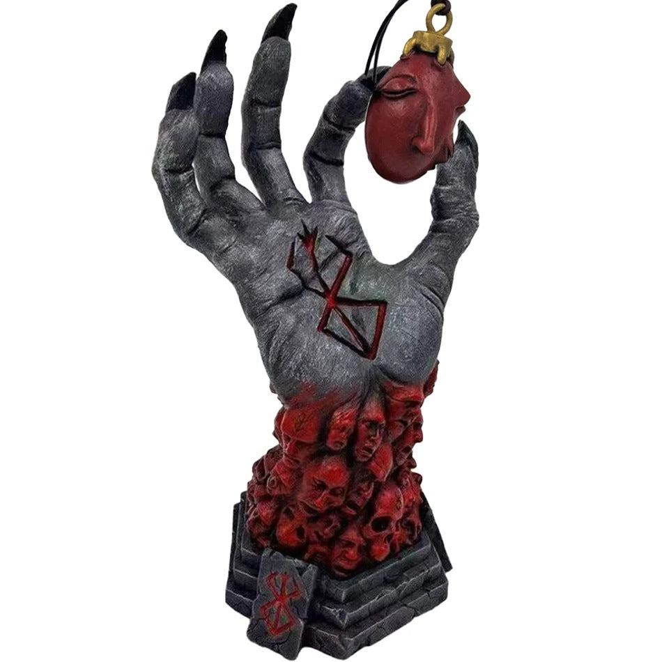 The Egg of the perfect world and Hand of God Statue