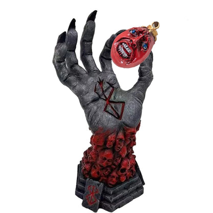 The Egg of the perfect world and Hand of God Statue