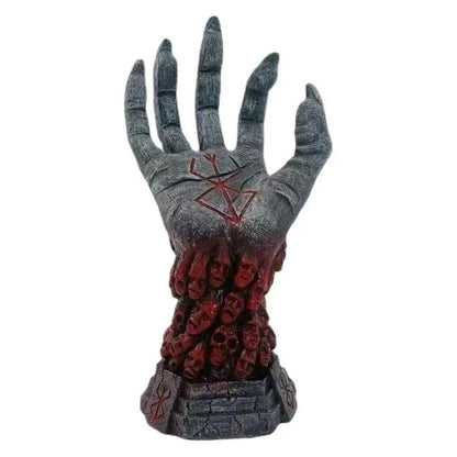 The Egg of the perfect world and Hand of God Statue