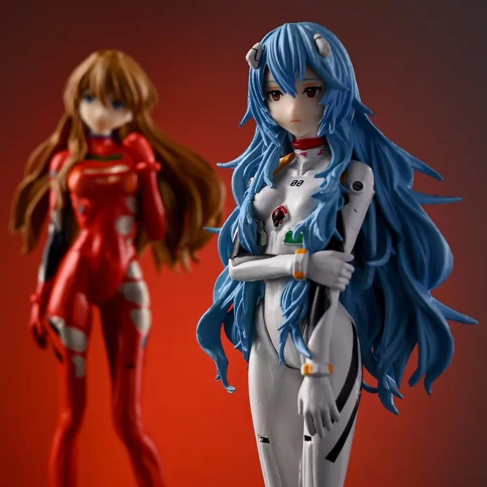 Rei And Asuka Statue
