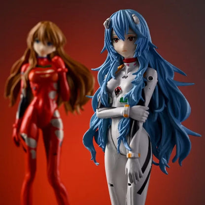Rei And Asuka Statue