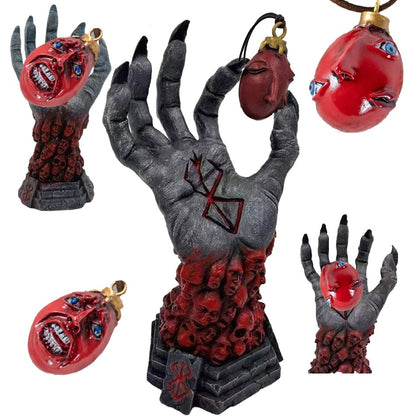 The Egg of the perfect world and Hand of God Statue