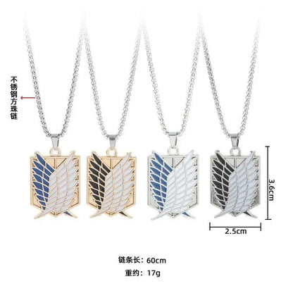 Attack On Titan Wings of Freedom Necklace Pendant