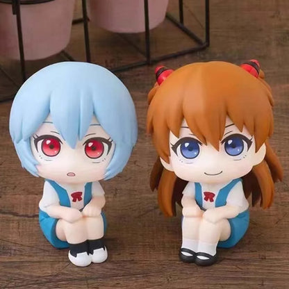 Anime Evangelion Souryuu Asuka and Ayanami Rei Toy Doll