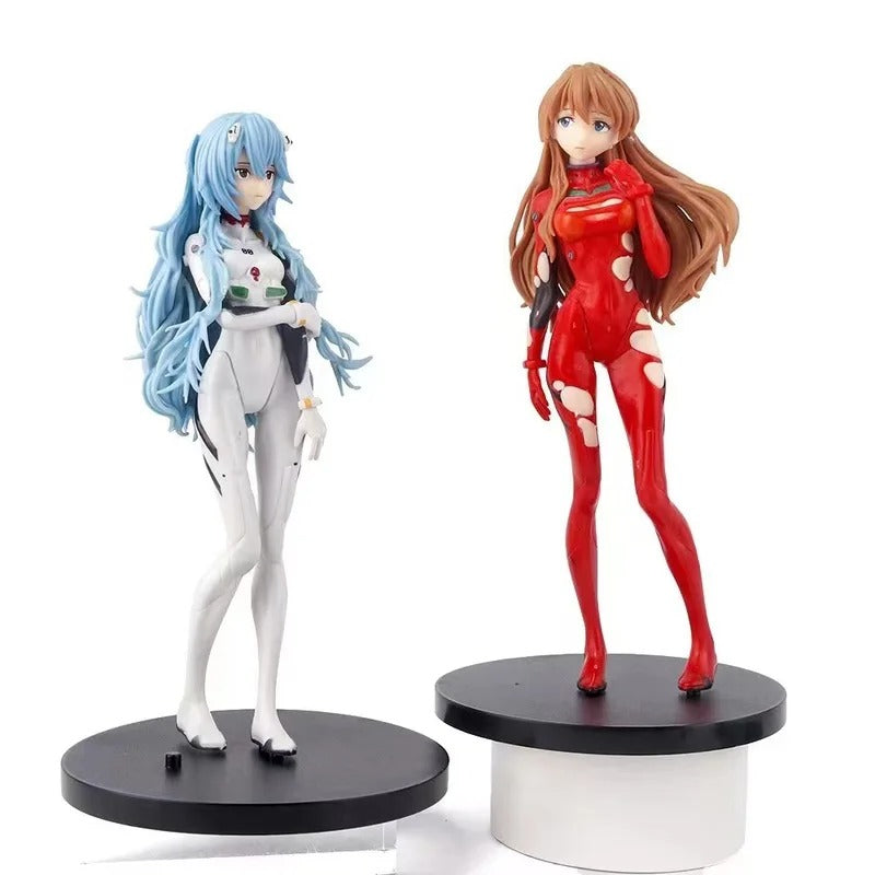 Rei And Asuka Statue
