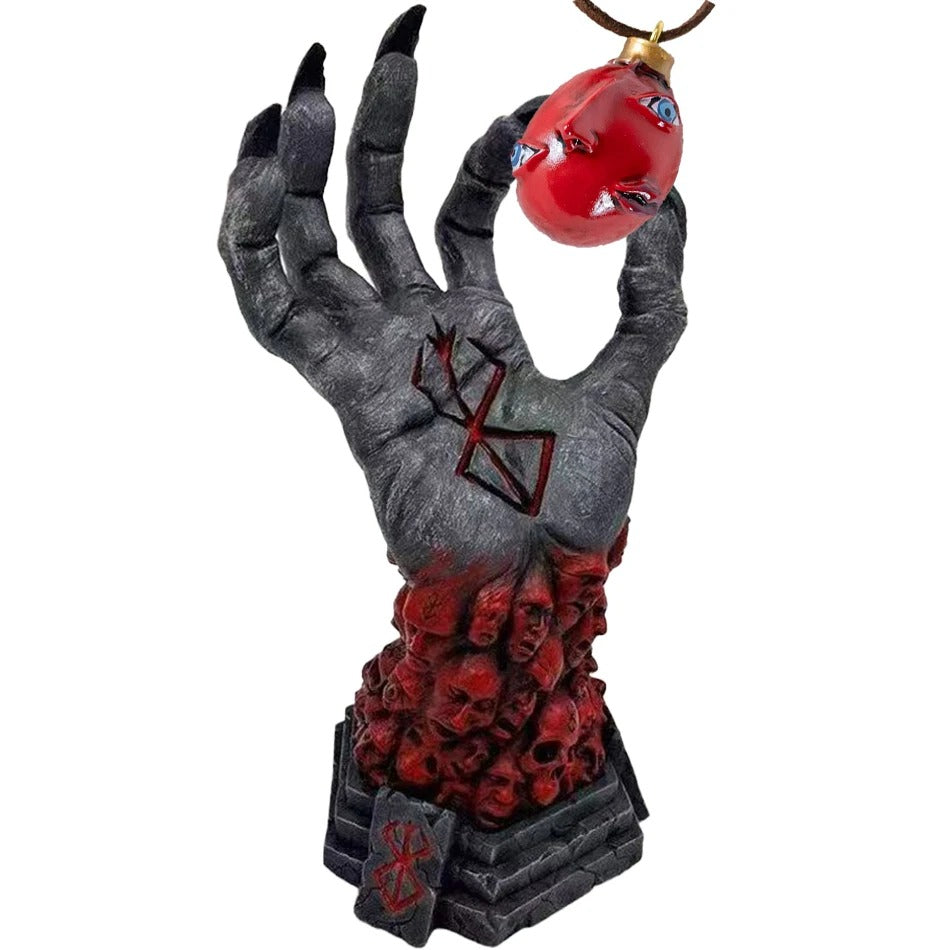 The Egg of the perfect world and Hand of God Statue