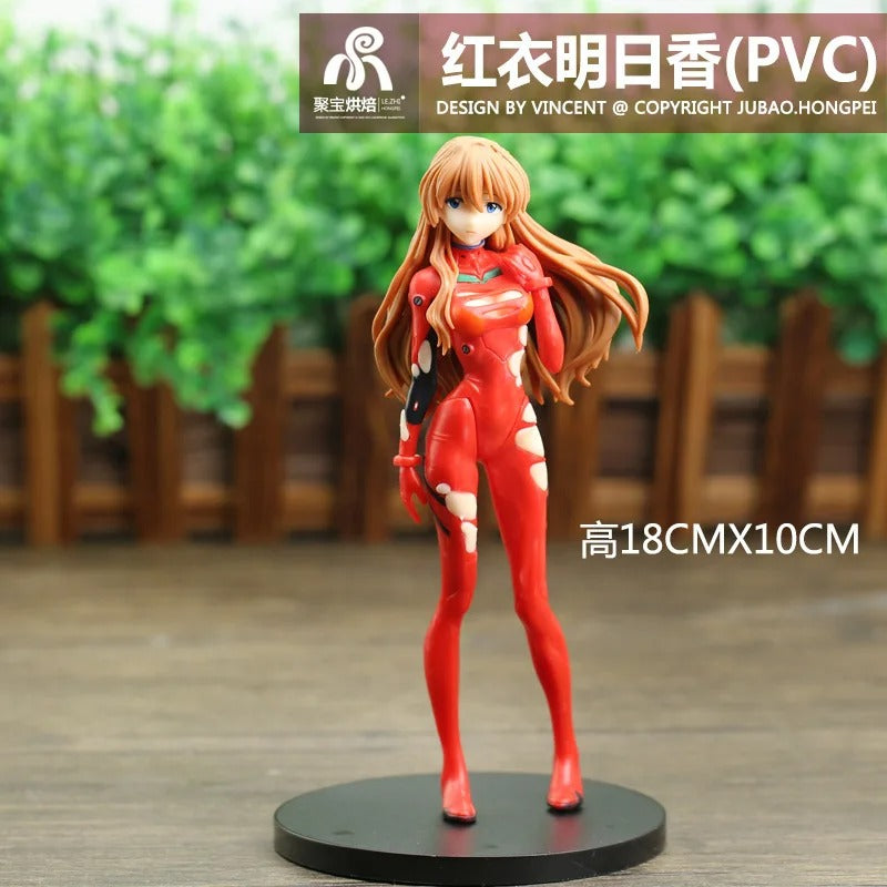 Rei And Asuka Statue