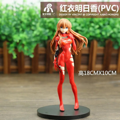 Rei And Asuka Statue